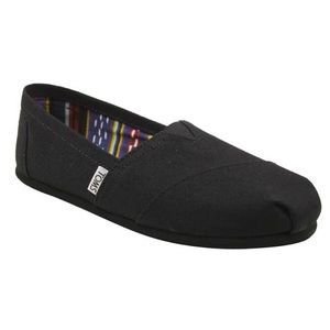 Toms Black Canvas Women’s Classic Size 8